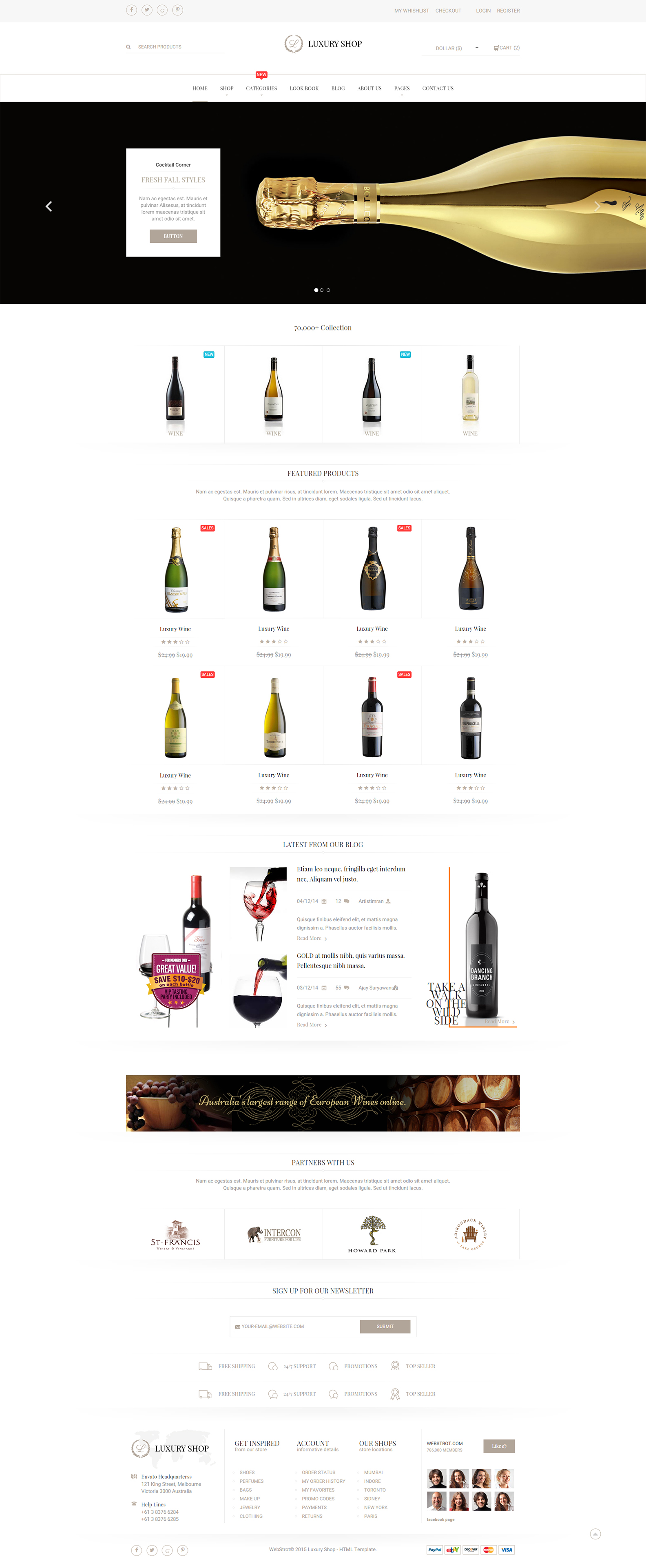 Luxury Wine Shop